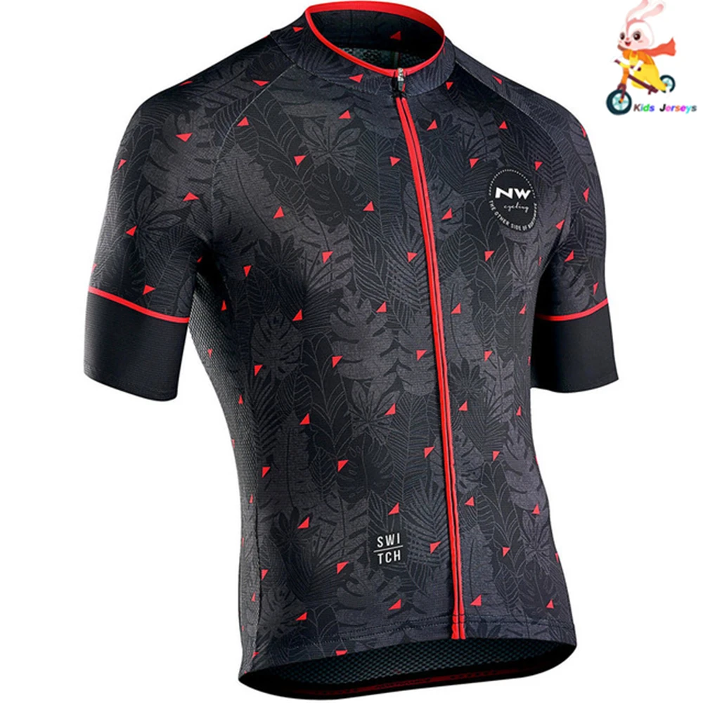only jerseys Northwave Детский комплект для велоспорта Pro Team Cycle Jersey Mtb с коротким рукавом, Майки для велоспорта, одежда для девочек и мальчиков, комплект одежды для велоспорта - Цвет: only jerseys