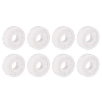 

Ball Bearings 8Pcs White Color ZrO2 Full Ceramic 608 8X22X7mm Miniature Ball Bearing