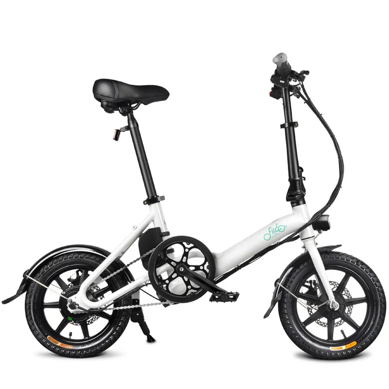 Excellent Electric power assisted folding bicycle mini foldable folding electric 14inch ebike bicycle scooter D3 2