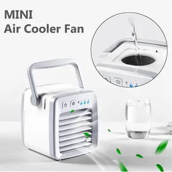 

HiMISS Portable Mini Air Conditioner Fan USB Arctic Cooling Home Office Personal Space Fan Cooler
