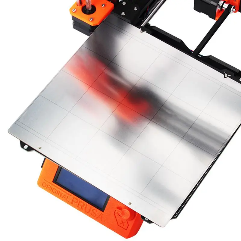 Для Reprap i3 Mk3 Mk52 пружинный стальной лист тепловой каркас кровати 3d принтер печатная плита+ 1 шт. лист пей для Prusa i3 Mk3 Mk2