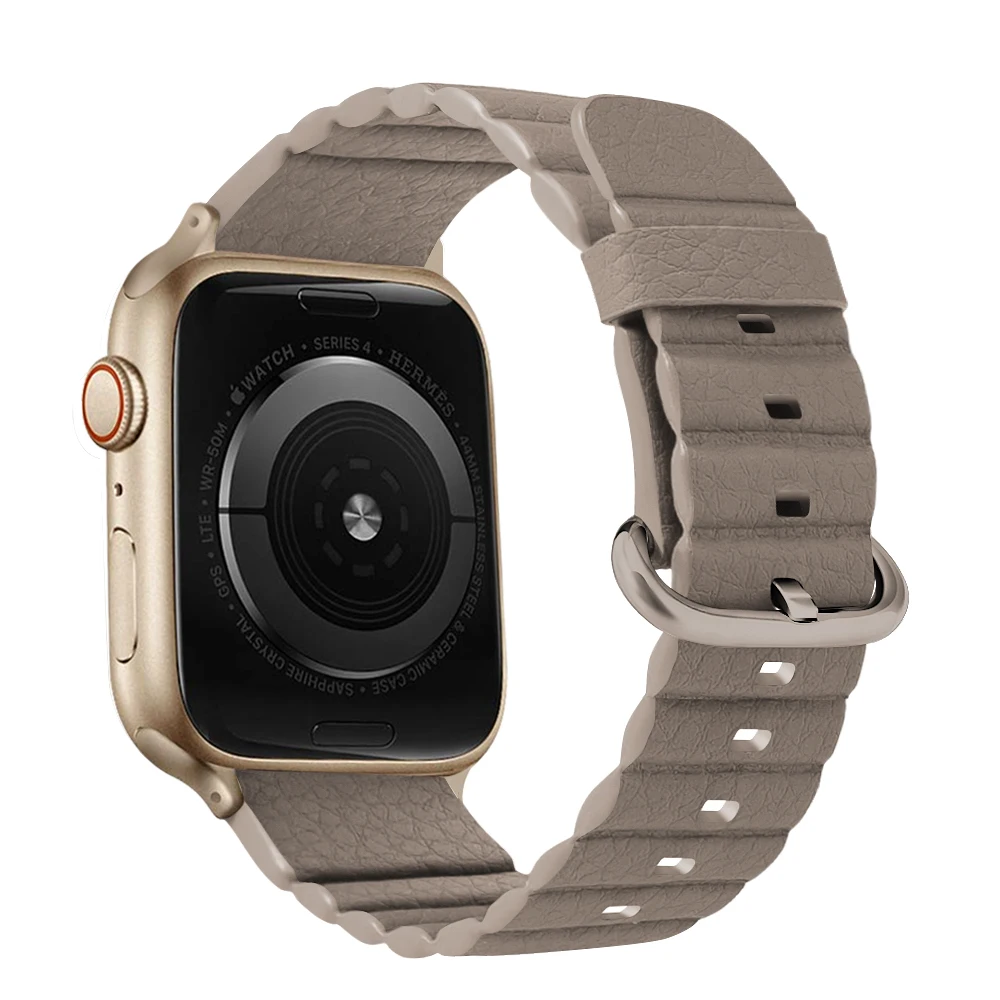 Ремешок для часов Apple Watch 42 мм 38 мм 40 мм 44 мм ремешок из натуральной кожи для iWatch серии 5 4 3 2 1