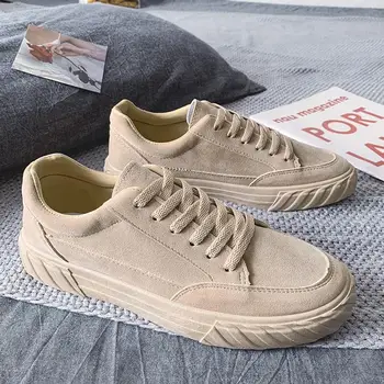 

Vulcanized shoes boys sneakers men spring casual shoes 2020 new arrival retro lace up man's sneakers