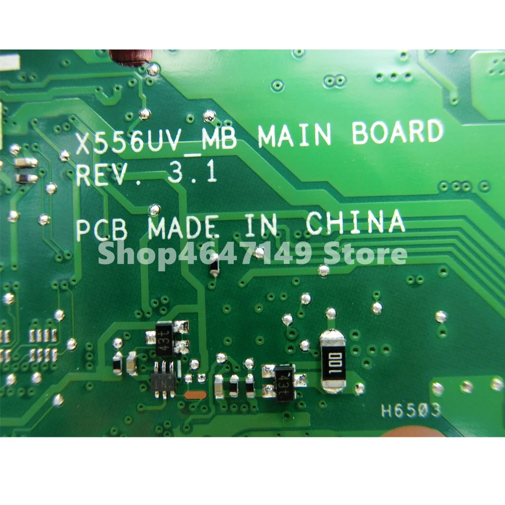 X556UQ i3-6100 процессор GT940MX 2G 8 ГБ ОЗУ материнская плата REV 3,1 для ASUS X556UV X556U X556UQK K556UQ X556UQ тест материнской платы ноутбука ОК