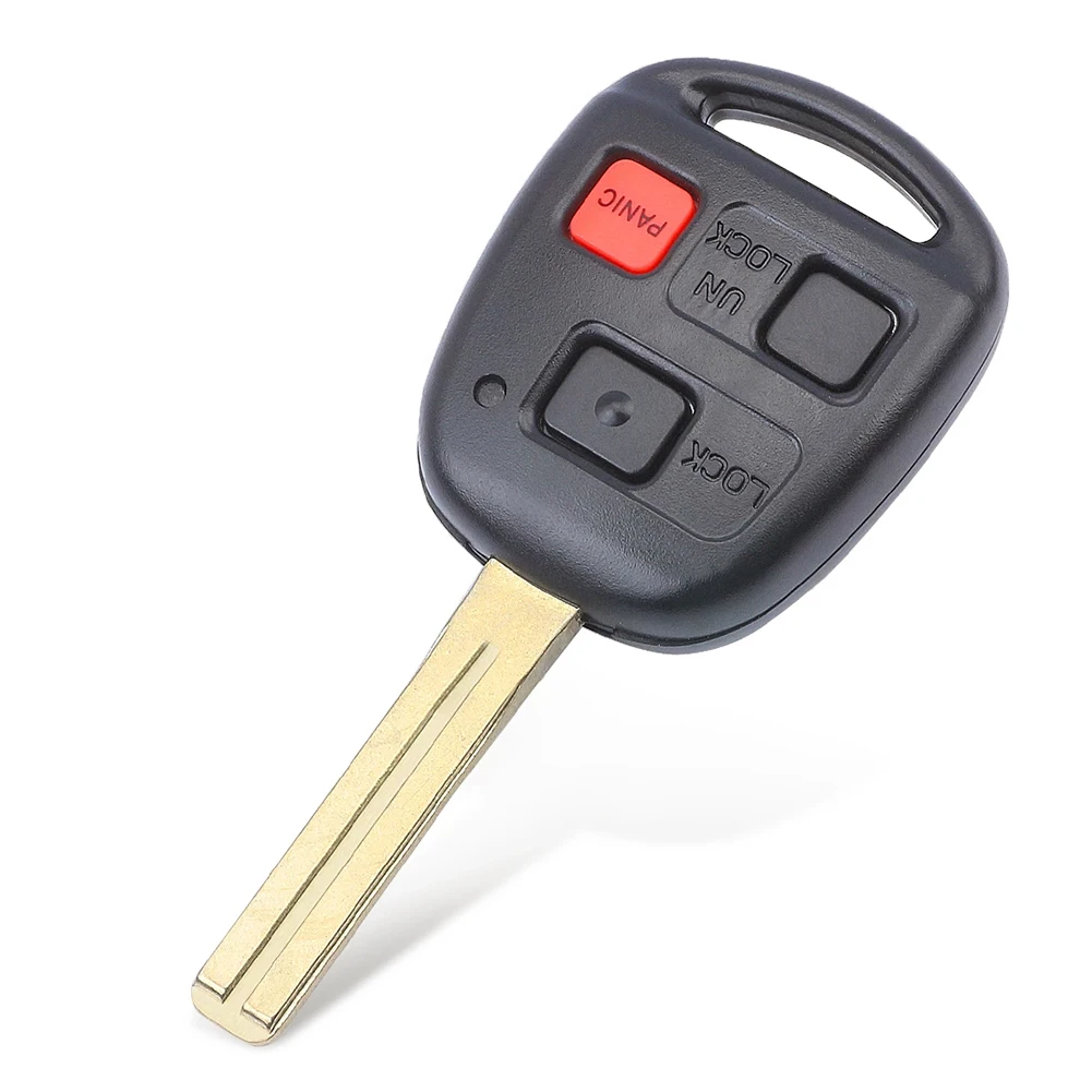 Сменный Автомобильный ключ для Lexus RX300 1999 2000 2001 2002 Φ 3 кнопки 4C Chip 2003 МГц черный цвет