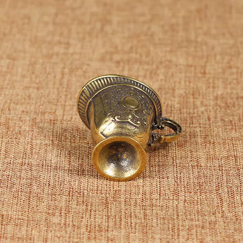 brass cup keychain pendant (3)