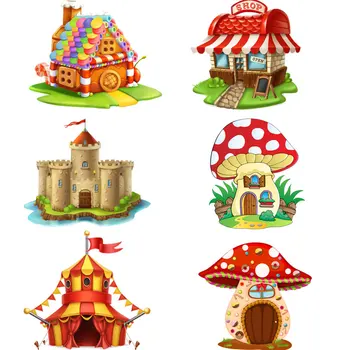 

christmas House metal cutting dies mushroom tower gingerbread house diy scrapbook embossing paper card craft stencils cut-dies