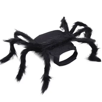 

Halloween pet spider clothes Carnival Pet Festival Decoration For Dogs And Cats Dress Up Simulation Plush Spider Costume