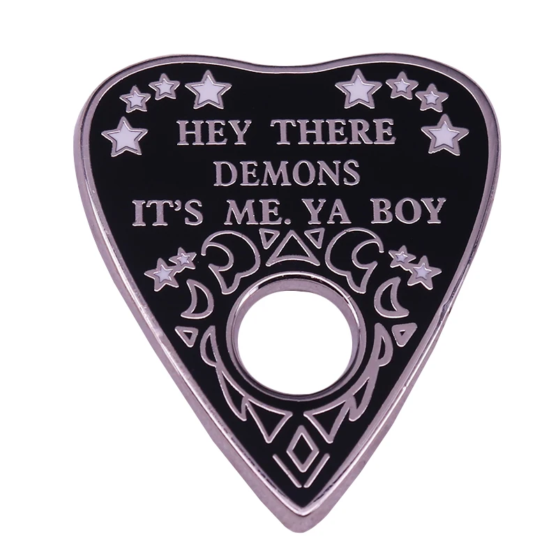 Ouija доска эмалированная булавка ведьмы гадание ювелирные изделия Волшебная