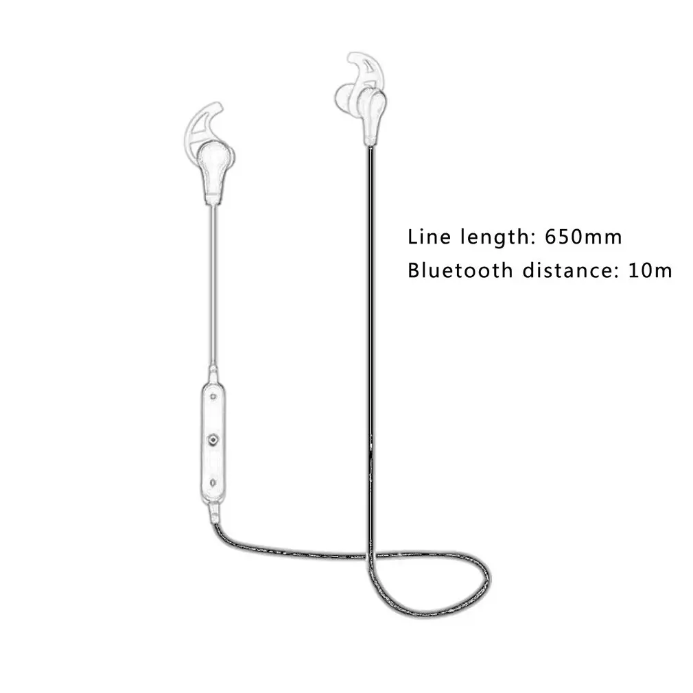 Спортивная Bluetooth Проводная гарнитура ZAPO BT67 Bluetooth Проводная гарнитура спортивные наушники-вкладыши