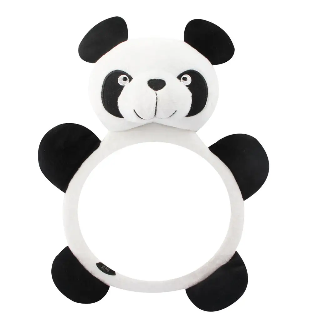 Panda зеркало для обзора заднего сиденья зеркало для детского автомобиля детское зеркало заднего вида уход за младенцем квадратная безопасность детский монитор 21*28 см