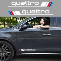 Car Goods Francais Waterproof Stickers Suitable for Quattro Styling Side Door Decals Car Sticker SUV 4x4