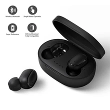 A6S Bluetooth Headsets VS Redmi Airdots Wireless Earbuds 5.0 TWS Earphone Noise Cancelling Mic for iPhone Xiaomi Huawei Samsung