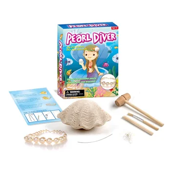 

Boys Girls Bracelet Assembly Toys Kids Gift Excavation Pearl Diver Dig Kit Archeaology Manual Learning Development Science Home