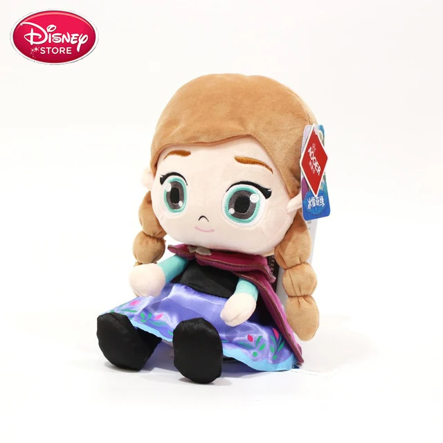 Disney Anna Elsa Plush Dolls Children Birthday Christmas Gift for Girls Princess Elsa Olaf Elza Stuffed Toys anna 30cm
