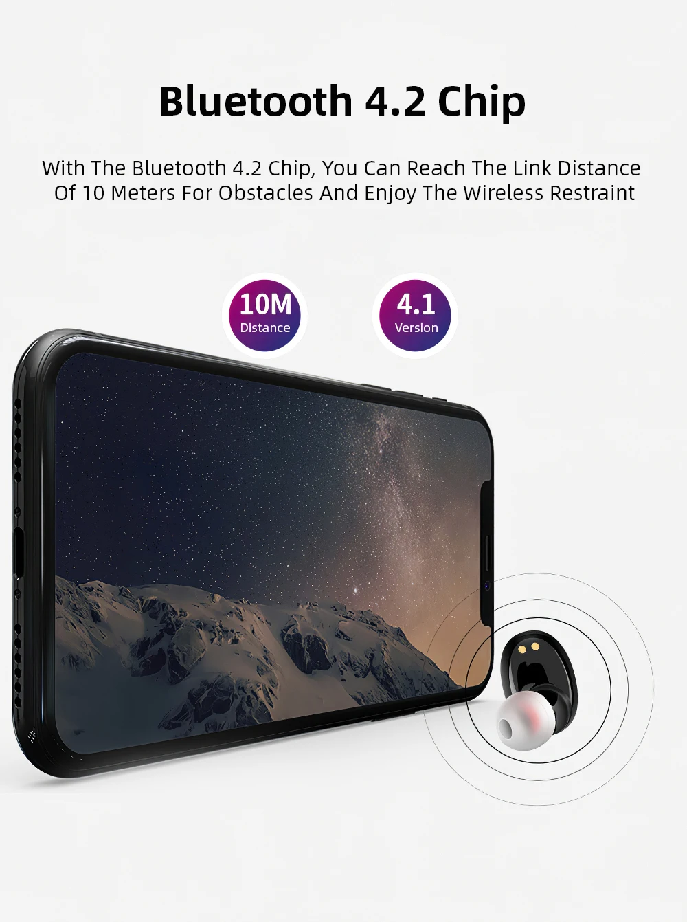 TW10 Мини Bluetooth наушники беспроводные гарнитуры с шумоподавлением TWS в ухо один зарядный ящик HD голосовые наушники для samsung S10
