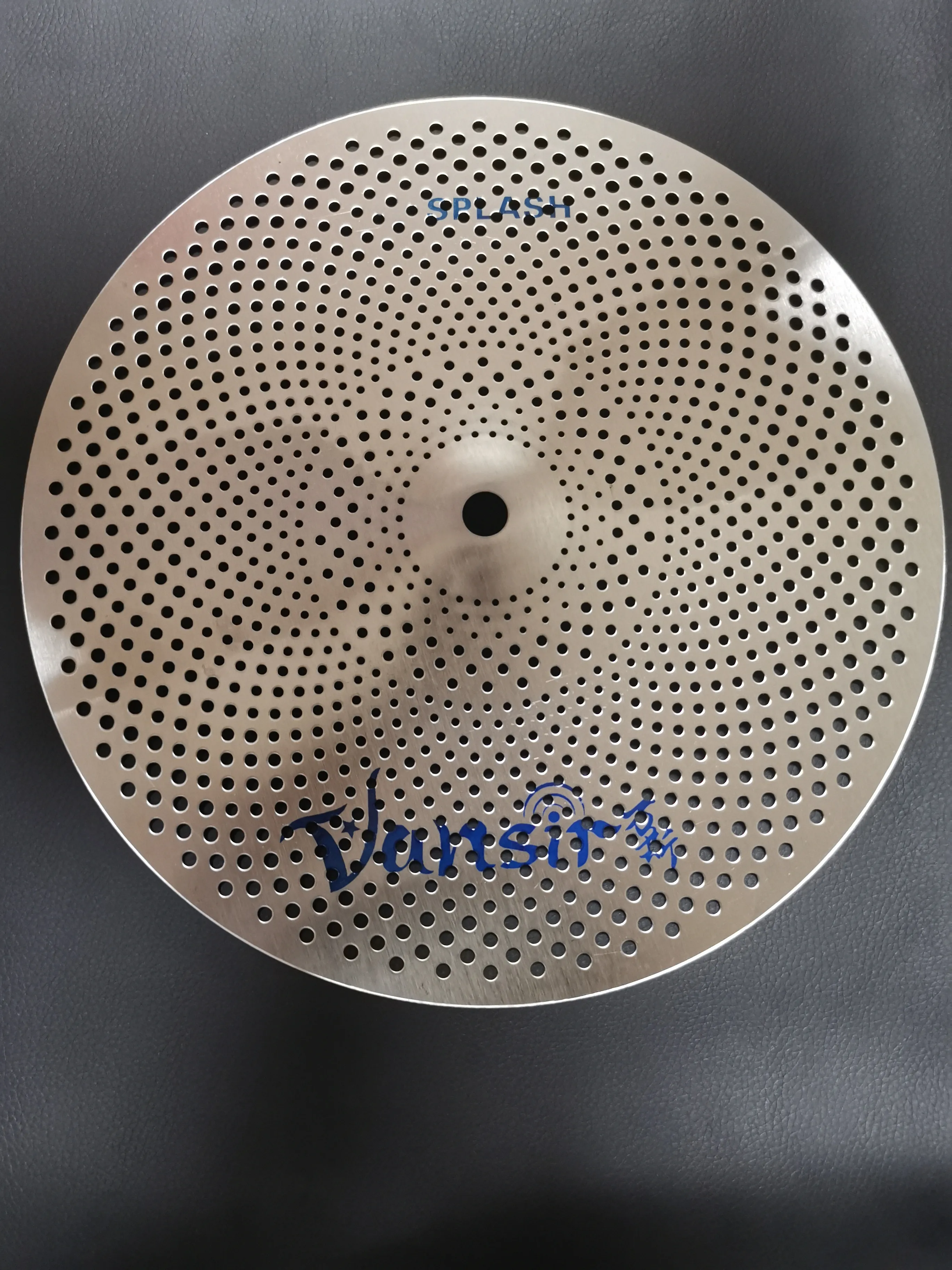 Vansir 8" Splash High Grade Low Volume Cymbals New Designed Mute Cymbals Percussion Instrument Silver