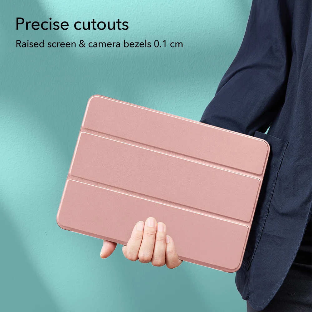 ESR for iPad Air 4 Case Magnetic Smart Case for iPad 9 8 7 Trifold Cover Tempered Glass Cover 9th 8th 7th ipad case,tablet case