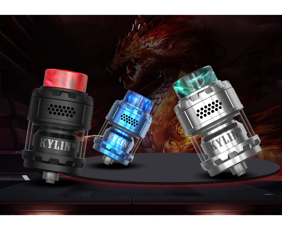 Vandyvape Kylin M RTA бак с Kylin M Катушка 4 типа альтернатива Регулируемая 3 мл до 4,5 мл емкость электронная сигарета