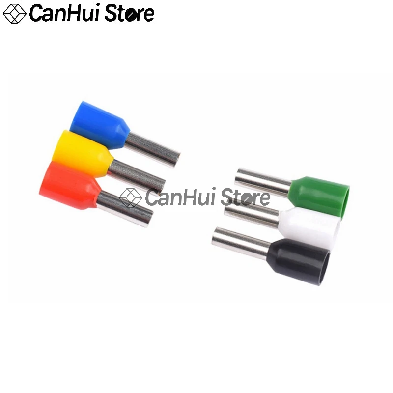 Wire Connector Terminals Insulated Ferrules Crimp Terminator Cold Pressed Insulated Terminal VE0508 E7508 E1008 E1508 E2508 E4009 E4012 E6012 100pcs