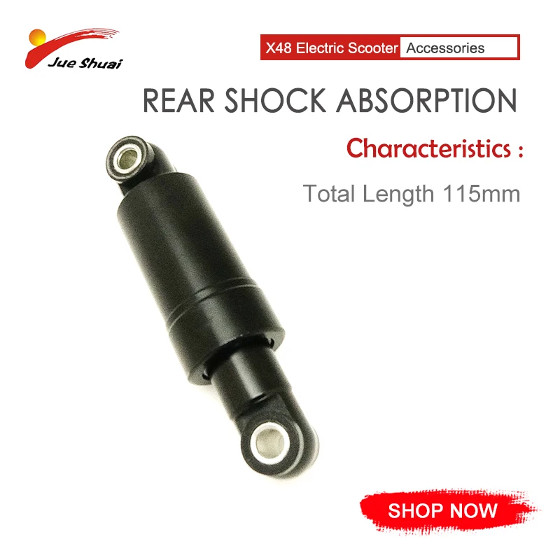 

X48 Electric Scooter Rear Shock Absorption 115MM Lightweight Material for 10 Inch Electric Scooter Patinete Eletrico Accessories
