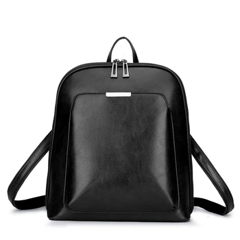

Large Capacity Vintage Shoulder Bags Women Backpack High Quality PU Leather Fashion Backpacks Female Feminine Casual