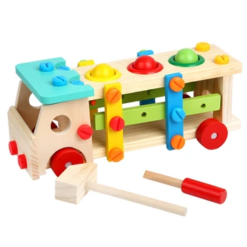 

Children's Multifunctional Disassembly and Assembly Toy Engineering Vehicle Tool Combination Knocking Ball Nut Car Toy