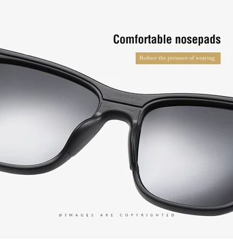 Classic Square Driving Sunglasses Shades for Men Polarized Glasses UV400 TR90 3