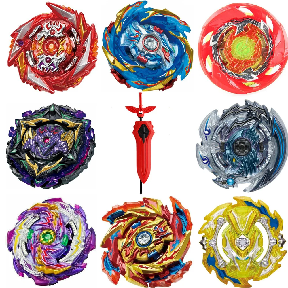 Children Toys Spinning Top BattleSuper Battle Blades Large 16 Battle Arena Launchers Ripcords Grips Carry