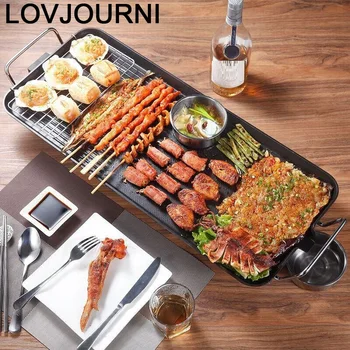 

Gril Smoker Kebab Machine Barbeque Ocak Koruma Plate Fire Pit Mangal for Outdoor Barbecue Churrasqueira Electric Bbq Grill