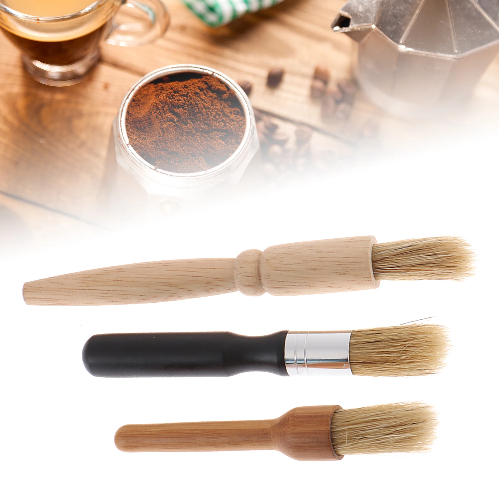 Coffee Cleaning Brush Coffee Cleaning Tool 3 Size Coffee Grinder Brush Cleaning Brush Espresso Accessories For Bean Grain Coffee Tool Clean Brushes