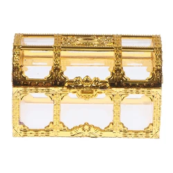 Boîte de rangement Miniature pour maison de poupée, 1 pièce, coffre au trésor, Simulation de meubles, modèles de jouets pour enfants, cadeaux pour décoration de maison de poupée 