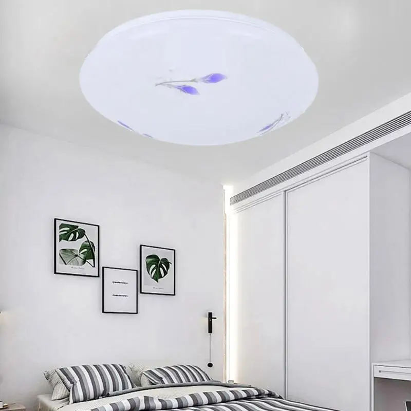 Hot SaleCeiling Lights Solid Color 60W 85-265V Modern Smart Bluetooth LED Light Bedroom Lamps WiFi Ceiling Lamp for Home