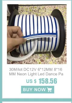 20 м/лот WS2811 60 Светодиодный s/m светодиодный неоновый пиксельный светильник WS2811 12 в RGB водонепроницаемый гибкий неоновый светильник из ПВХ неоновая лента светильник