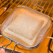 Портативная практичная сэндвич решетка для выпечки хлеба решетка для выпечки сделать тепло сэндвич специально использовать для духовки на открытом воздухе кемпинга пикника
