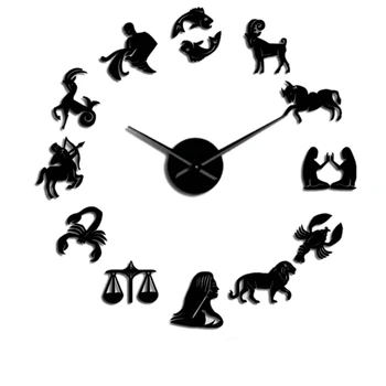 

3D Watch Clock Living Room Quartz Acrylic Mirror Effect Home Decoration Wall Stickers