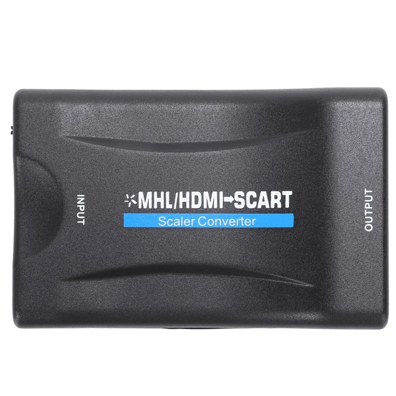 

HDMI to SCART Converter HDMI Input SCART Output Composite Video HD Stereo Audio Adapter 720p / 1080p for HDTV DVD NTSC PAL to HD