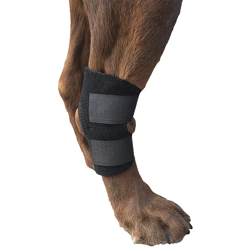 Canine Rear Leg Hock Joint Wrap Protects Wounds As They Heal Compression Brace Heals and Prevents Injuries and Sprains Helps A