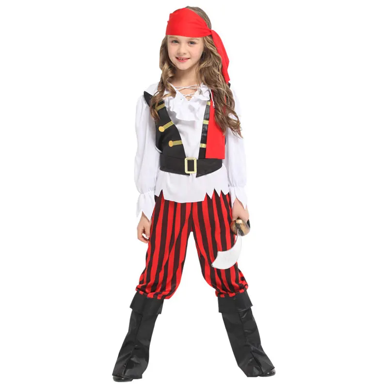 Cosplay Costume Umorden Halloween Carnival Party Costume for Girl Girls Kids Children Pirate Costumes Fantasia Infantil