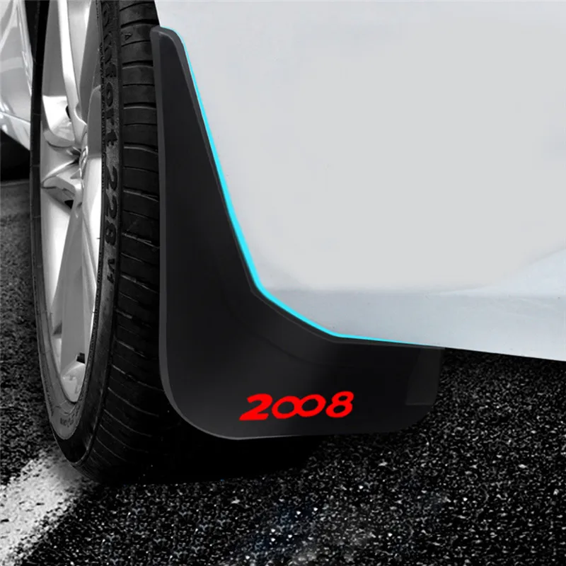 Брызговики для автомобиля Брызговики для peugeot 2008 Авто крыло брызговиков 2013- Брызговики аксессуары 4 шт