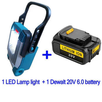 

For DeWalt LED Light 18V 20V Li-ion Battery Electric Tool Part Home Decoration Construction LED Working Lamp Light For Dewalt