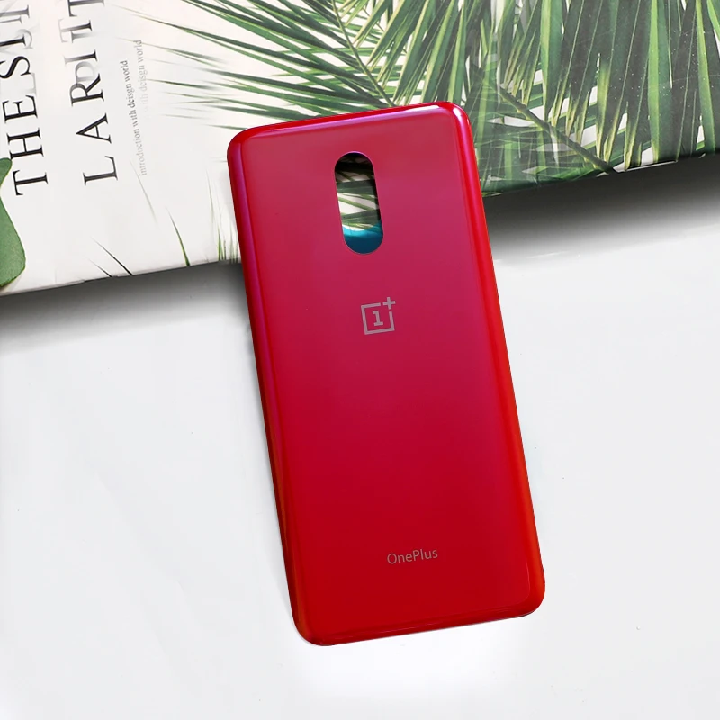 Oneplus7 стеклянный чехол на заднюю крышку для Oneplus 7 One Plus задняя дверь Ремонт Замена батареи чехол+ наклейка клей