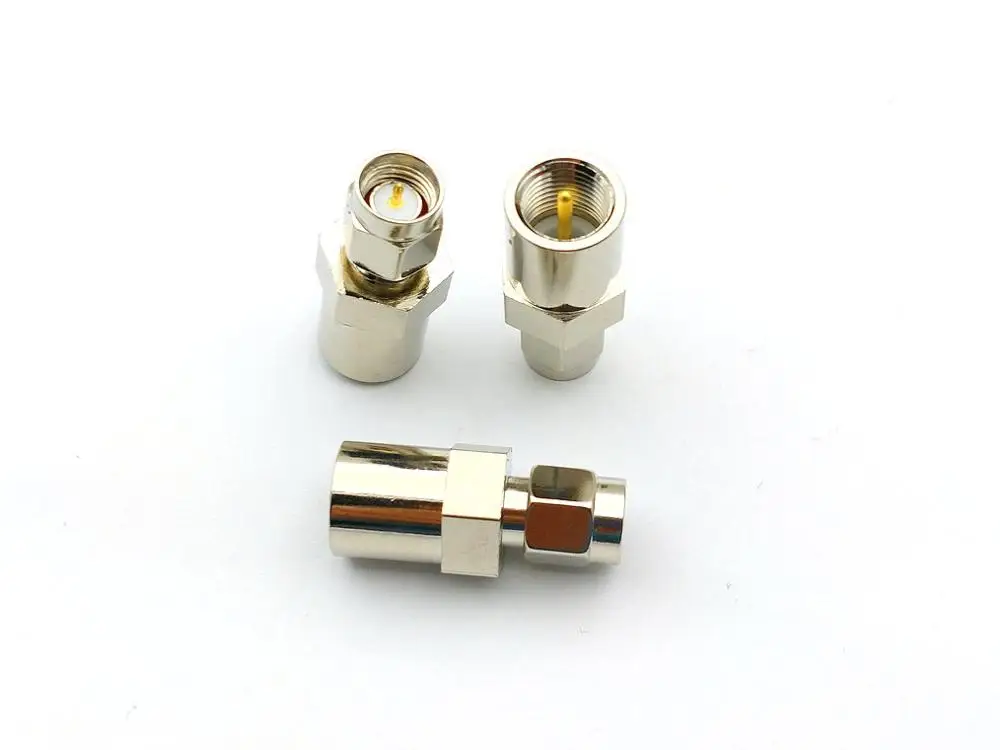 50 шт. латунный адаптер заглушка FME штекер SMA Штекер РЧ адаптер|plug male|plug adapterplug m |