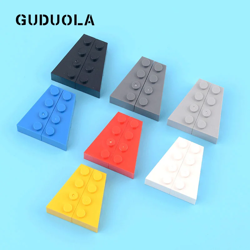 

Guduola Special Brick Wedge 2x4 Left and Right 41768 and 41767 MOC Building Block Toys Parts 10sets/LOT