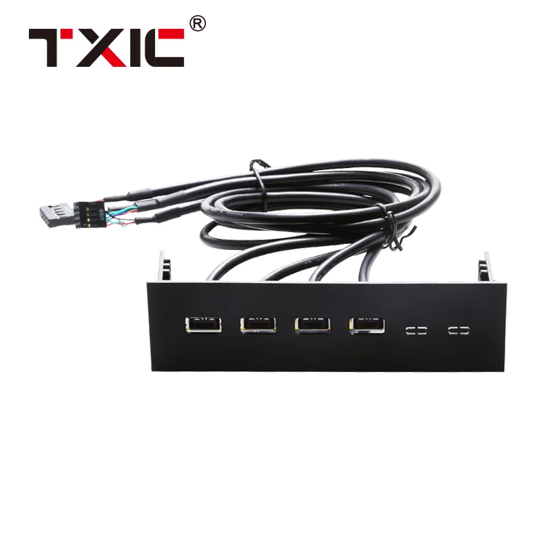 4 USB 2 0 hub Передняя панель 10 Pin коннектор адаптер кронштейн кабель Компьютерные