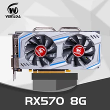 Видеокарта RX 570 8gb 256Bit GDDR5 rx 570 PCI Express 3,0x16 DP HDMI DVI Ready для видеокарты AMD geforce games