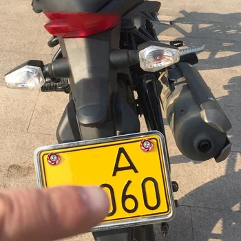 

20pcs 6mm Motorbike License Plate Screws Motorcycle Modification Screw