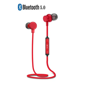 

2X TWS Bluetooth 5.0 Earphone Stereo Wireless Neck-mounted Earbus HIFI Sound Sport Earphones Gaming Headset with Mic for Phone