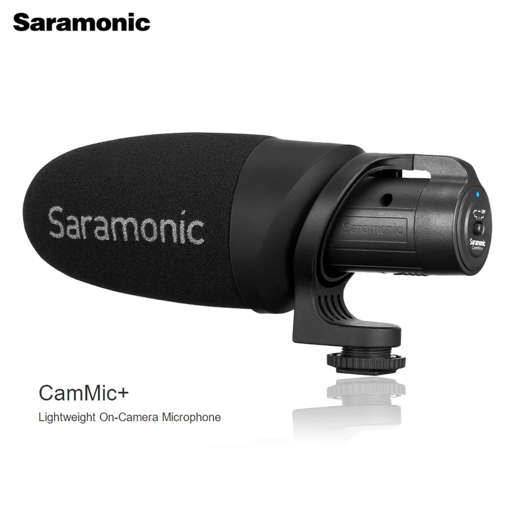 Saramonic CamMic + легкий микрофон для камеры со встроенным амортизирующим креплением и