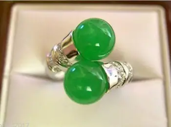 

Hot sale new Style >>>>Beautiful natural green jade ring size 6-9 good